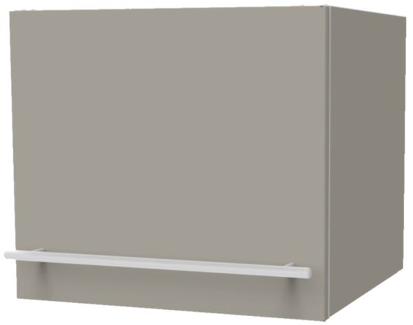Meuble haut METALLINE 40  cm 1 abattant, Coloris Soie