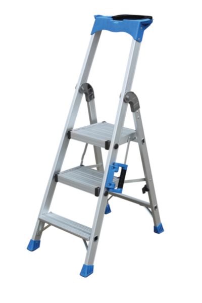 Marchepied 3 marches aluminium 127x72x46 cm Novipro
