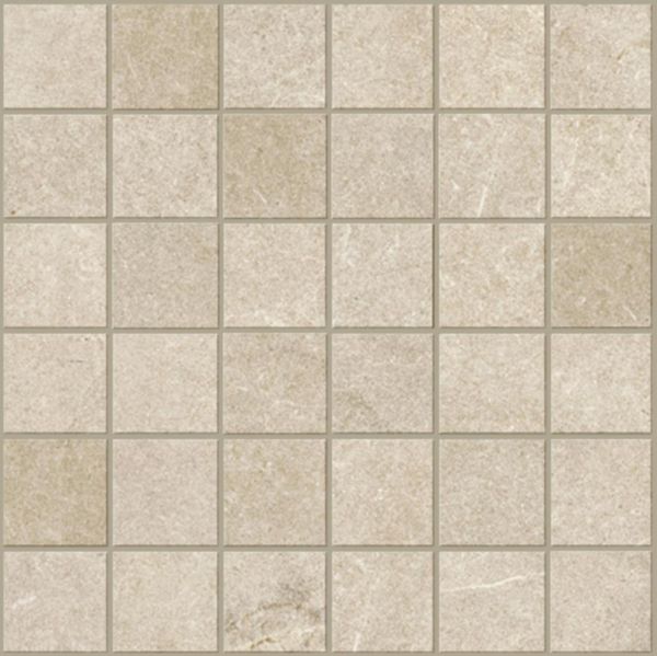 Grès cérame Monocibec Pietre Naturali gerusalem stone mosaique 4,7x4,7 30x30cm Réf. 0100661