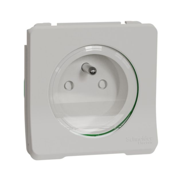 Prise de courant Muréva Styl - 2P+T - connexion par bornes automatiques - MUR39133
