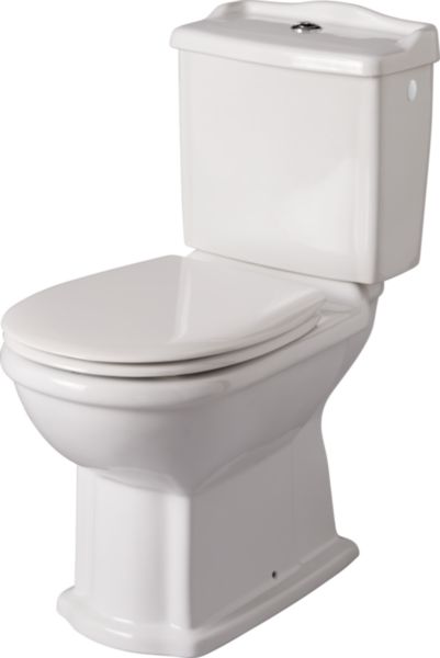 Pack WC cuvette et réservoir Alterna Antica sans abattant blanc