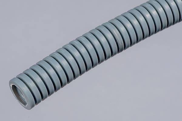 Gaine ICTA 3422 - gris - avec tire-fil - diamètre 16 mm - couronne de 100 mètres