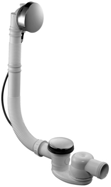 Vidage capsule et siphon extra-plat chromé Réf. E6D124-CP