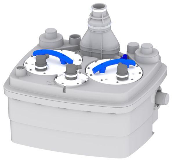 Station de relevage des eaux noires 2 moteurs SANICUBIC 2 Pro