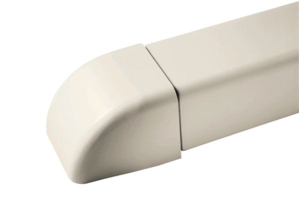 Bouchon pour goulotte blanche 80 x 60 mm Réf 0808TT-W