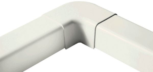 Angle apparent pour goulotte blanche 60 x 45 mm Réf 0607CP-W