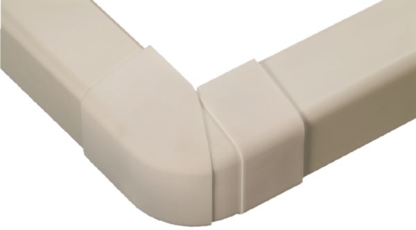 Angle extérieur réglable pour goulotte blanche 60 x 45 mm Réf 0621ER-W