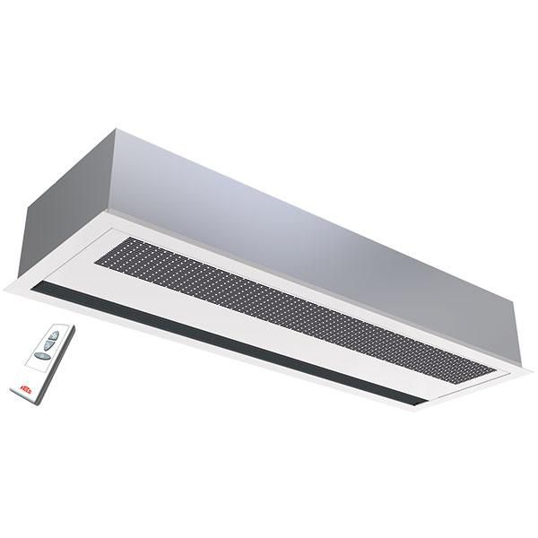 Rideau d'air AR 3200C E encastré horizontal, chauffage électrique 8kW longueur 1 m Réf. AR3210CE08