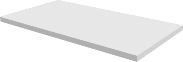 Plan Alterna Zao 90 cm fin 2,8 cm Blanc velours