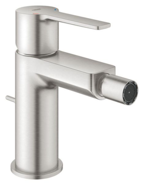 Mitigeur monocommande Bidet Taille S Lineare Supersteel 33848DC1
