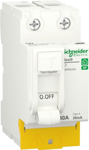 Interrupteur Différentiel XP 2P 40A 30mA A Réf.R9PRA240