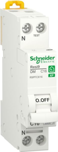 Disjoncteur XP 1P+N 16A C Réf.R9PFC616