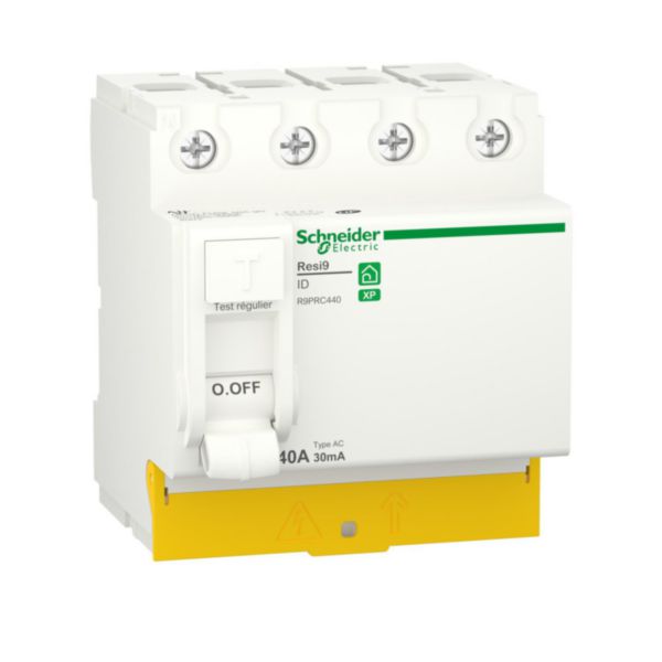 Interrupteur Différentiel XP 4P 40A 30mA AC Réf.R9PRC440