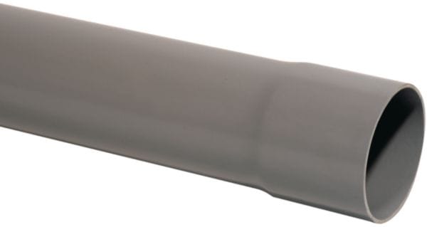 Tube évacuation PVC gris NFE + NF ME diamètre 32mm longueur 2m Réf.20052341