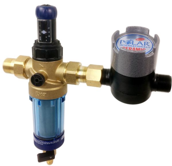 Station anti-tartre 3/4 polar pd15c reduction pression filtre inox gar 20ans Réf.PSDOR+