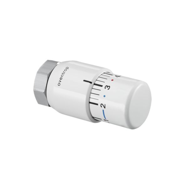Tête thermostatique UNI SH, à bulbe liquide, blanc, raccordement fileté au corps de robinet M30 x 1.5 Réf.1012066