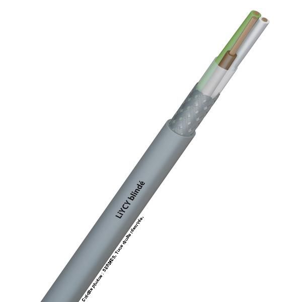 Câble souple à repérage couleur LIYCY BLINDE 4X0.75 C100 Réf. 14124371
