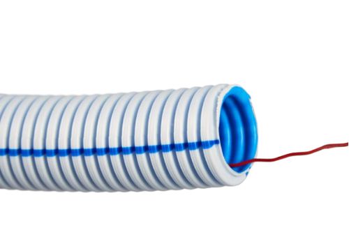 Gaine ICT Premium 3422 - blanc - avec tire-fil - diamètre 25 mm - couronne de 100 mètres