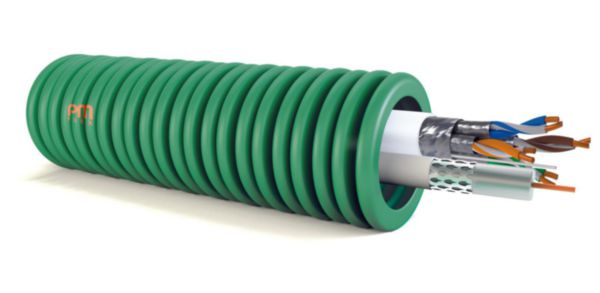 Gaine ICTA grade 3 TV + 17 VATC - diamètre 25 mm - couronne de 100 mètres