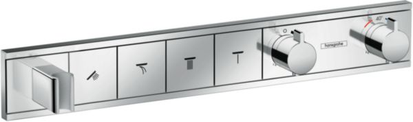 Module thermostatique HG RainSelect encastré avec 4 fonctions réf. 15357000