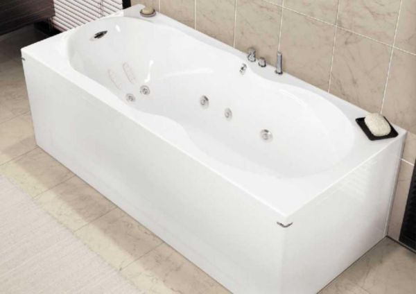 Image principale de Tablier BIOCRYL retour 70 cm blanc pour toutes lignes de baignoires sauf STAR Réf. TAKAC070BXX