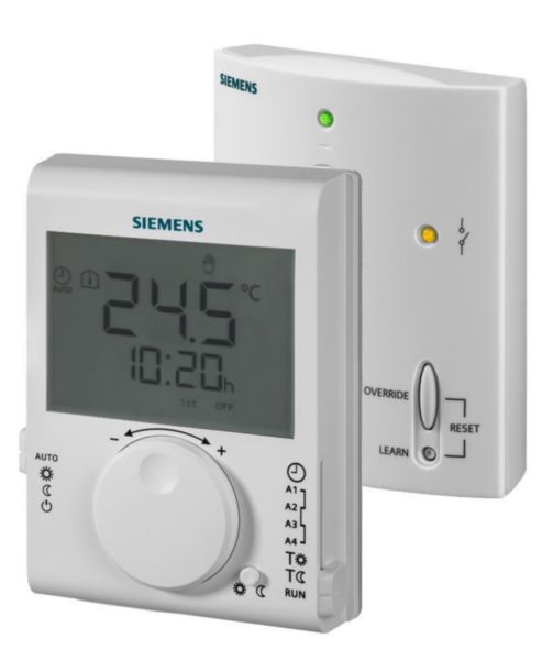 Thermostat d'ambiance grand LCD journalier kit RF Réf S55770-T380