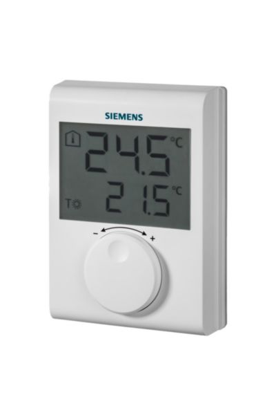 Thermostat d'ambiance grand LCD piles AA RDH100 Réf S55770-T377