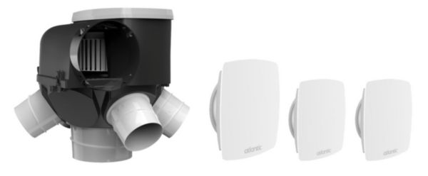 kit autocosy vmc autoreglable 4 sanitaires (3 bouches line) Réf. 412288