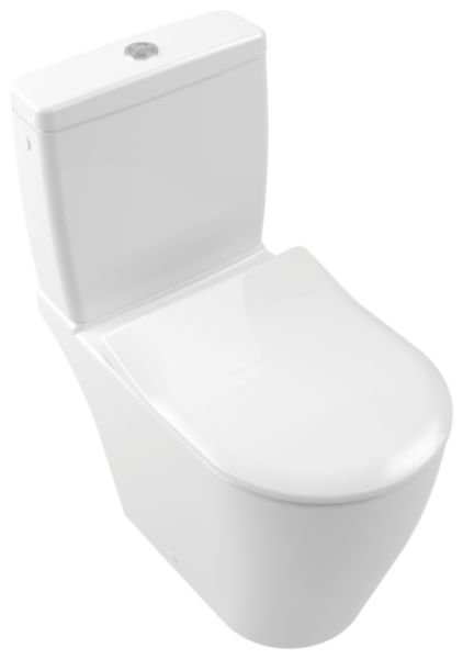 Pack WC au sol compact AVENTO sans bride abattant frein de chute déclipsable Réf. 5641Q701