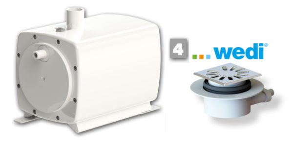 Pompe de relevage Sanifloor+ 4 Réf HIFLOOR 4
