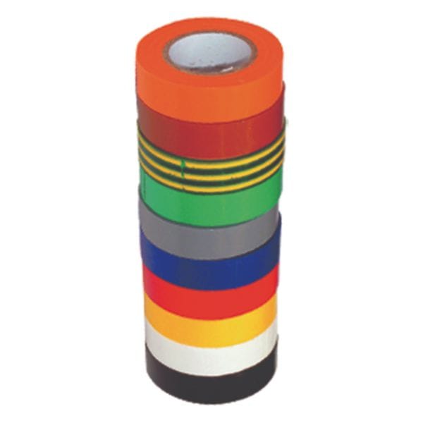 Adhésif PVC autoextinguible jaune 15x10 Réf RIS4
