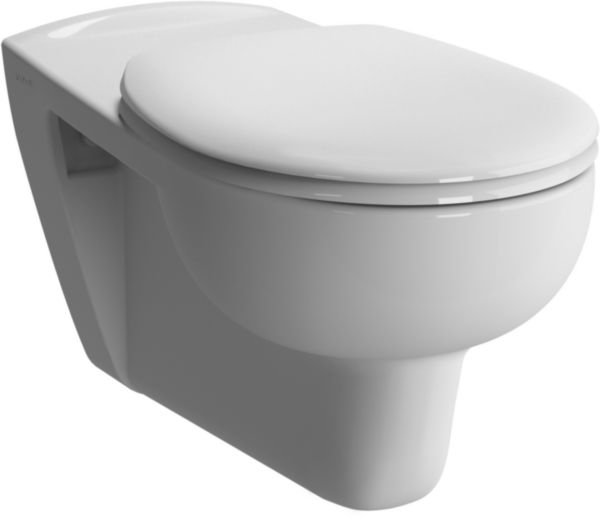 Cuvette WC suspendue allongée Alterna Mobilita 70 cm en céramique blanc sans abattant