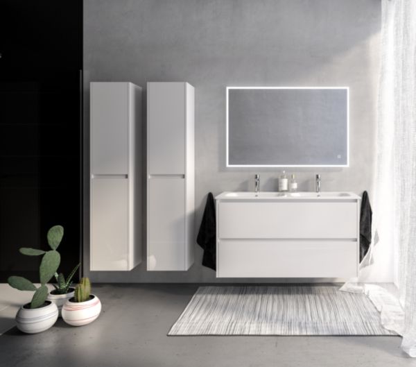 Colonne Alterna All Day 2 portes taupe mat réversible 176