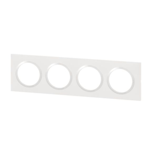 Plaque Dooxie - 4 postes - Blanc - Réf.600804