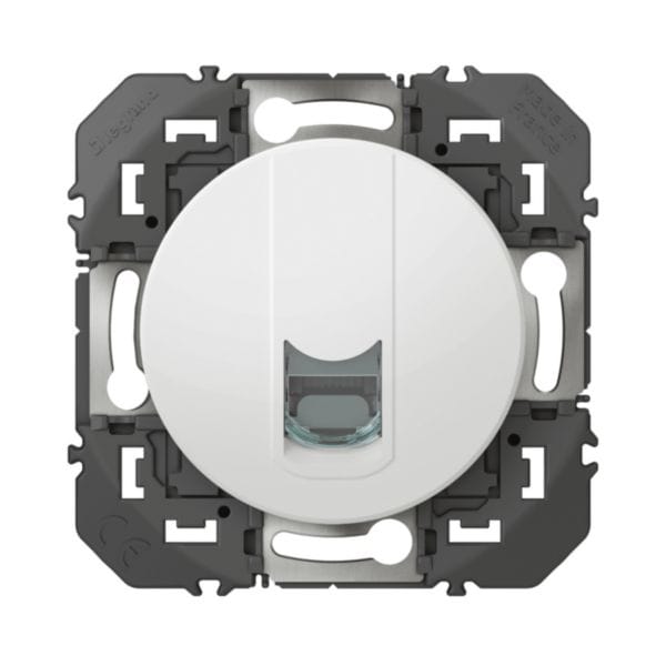 Prise RJ45 Dooxie - cat6 STP - blindée - Blanc - Réf.600375
