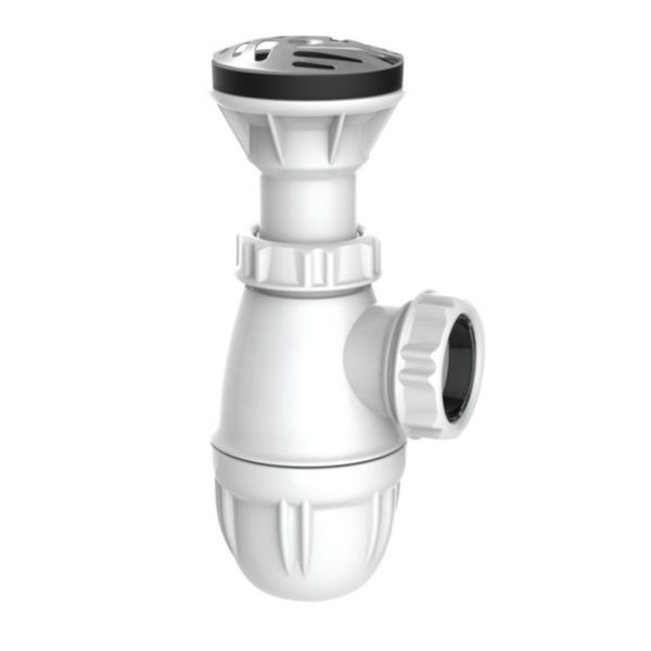 Bonde à grille Altech inox diamètre 60 + siphon