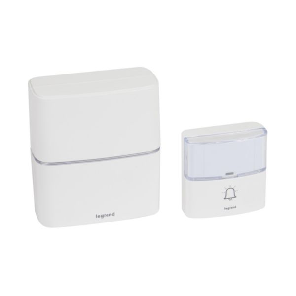 Legrand Kit carillon radio sans fil Sérénité simple à piles blanc Réf.094270
