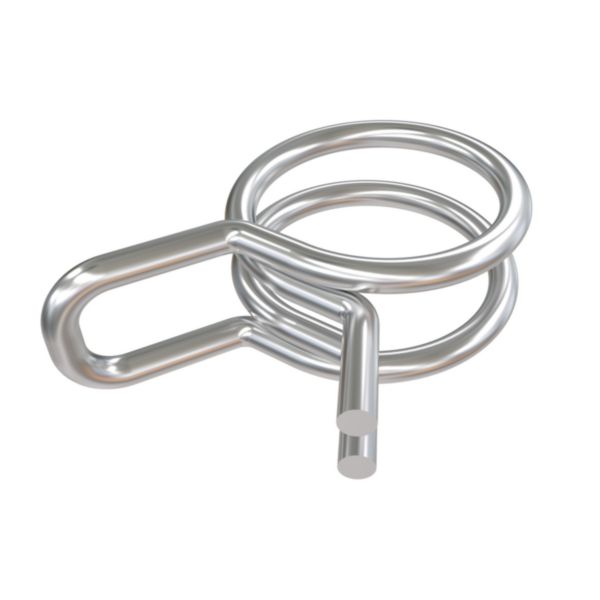 Image principale de Collier de serrage pour tube clair diamètre 6mm (25 pièces) Réf ACC00912