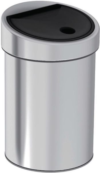 Inox Care Poubelle murale 3 litres en Inox finition mat, diamètre 182 mm, 18,2 x 18,5 x 28 cm Réf. 20704999