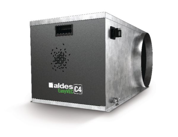 Image principale de Caisson d'extraction EasyVEC® C4 standard avec un débit de 2500 m³/h (certification C4 : 400 °C - 1/2 heure) - 2 aspirations latérales - Dépressostat de sécurité 11034959