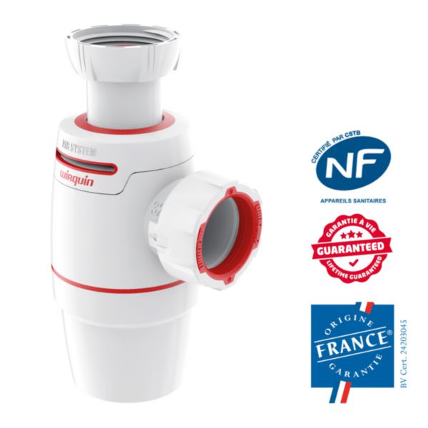Siphon lavabo Neo Air system diamètre 32 mm Réf. 30722148