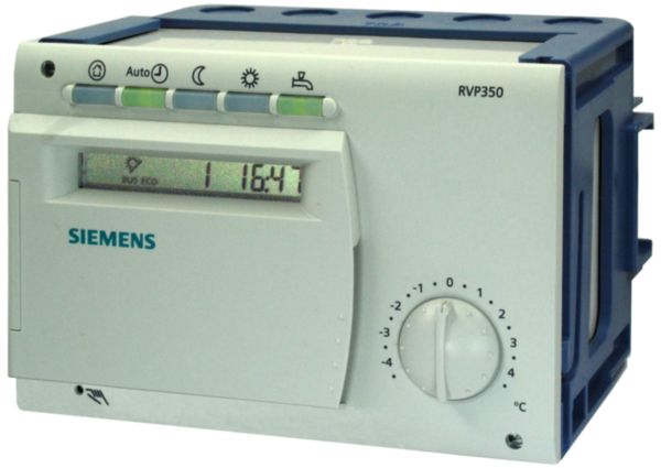Régulateur chauffage programmable 1 circuit + ECS Réf RVP350 / S55370-C137