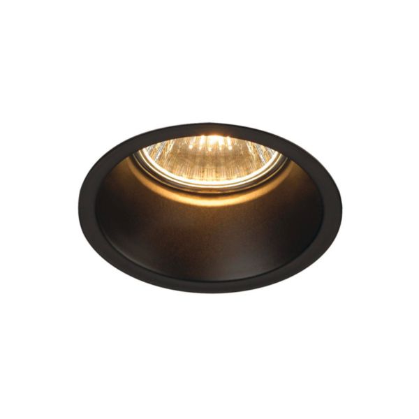 Dorendo qpar51 encastré, rond, noir mat, max 50w Réf. 1000242