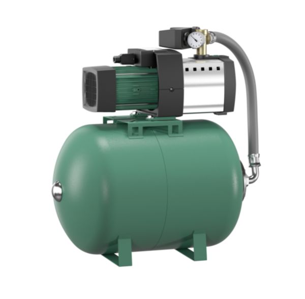 Groupe de surpression HiMulti 3 H 2,906m3/h 0,4kW monophasé (230 V, 50 Hz)avec réservoir de 50 L Ref.2549339