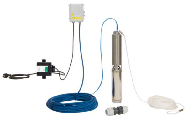 Pompe de puits sub twu 4 plug & pump0414-em- pompe immergée multicellulaire 4''. pour forages, citernes, l'arrosage et l'irrigation pour le pompage de l'eau sans fibre Réf. 6049390