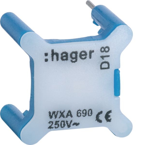 Voyant pour inter gallery 230v bleu Réf. WXA690