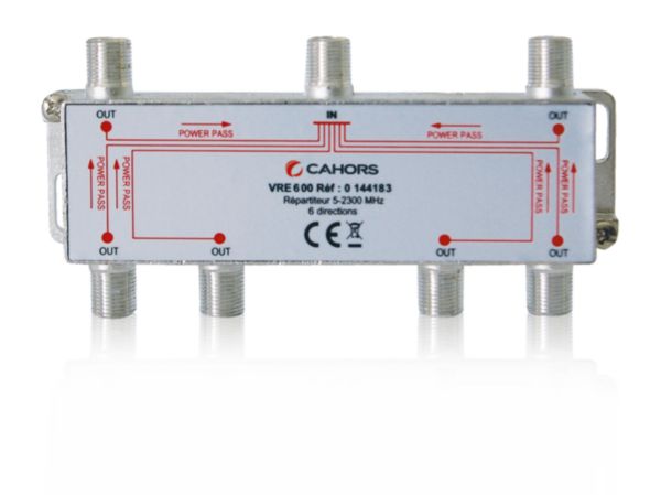 Répartiteur 6d 5-2300 mhz Réf. 0144885R13