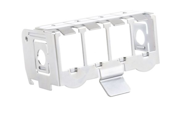 Support metal tc350 4xembases rj - rail din Réf. 0980455R13