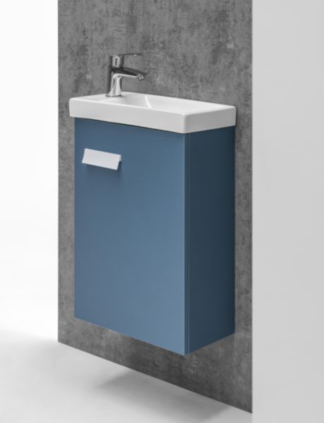 Meuble lave main Alterna Concerto 1 porte bleu