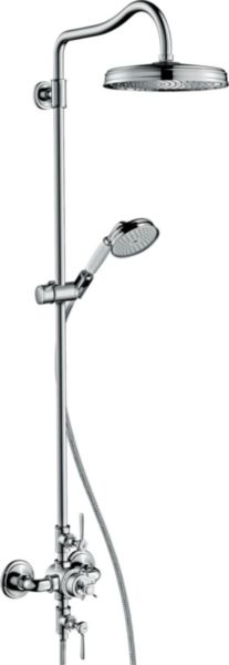 Showerpipe thermostatique AX Montreux surface chromé Réf. 16572000